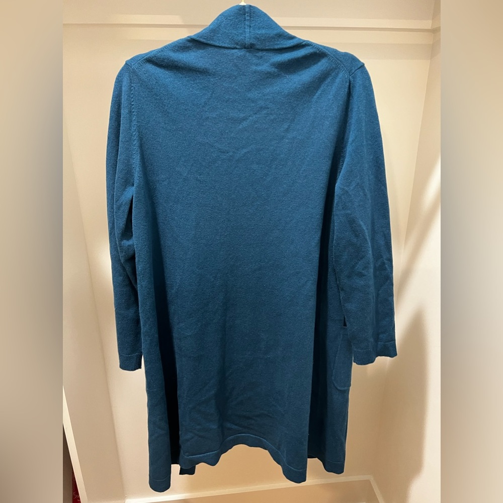 J. Jill Silk Blend Cardigan Size M Petite - Picture 2 of 7